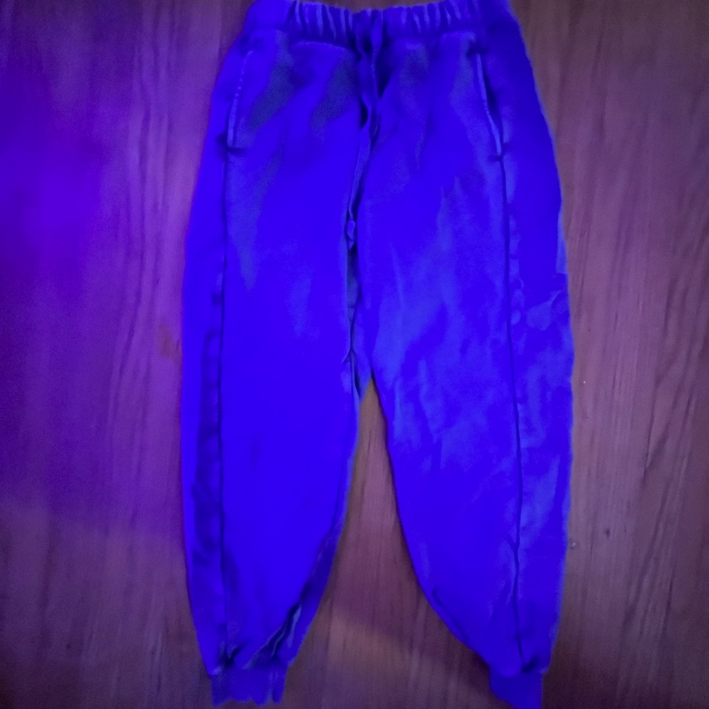 Blue arid sweat pants